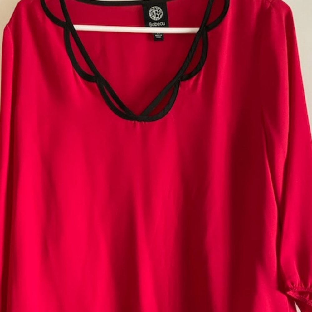 RED BLOUSE